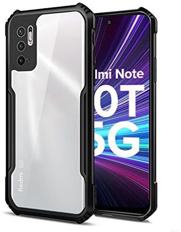 LIKEDESIGN Back Cover for REDMI Note 10T 5G, MI REDMI Note 10T 5G  (Black, Shock Proof, Pack of: 1)