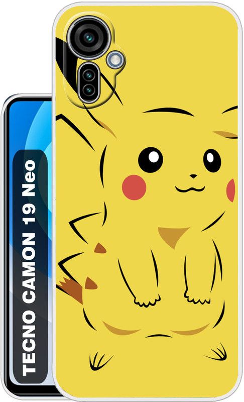 Case Club Back Cover for Tecno Camon 19 Neo  (Yellow, Black, Grip Case, Silicon, Pack of: 1)
