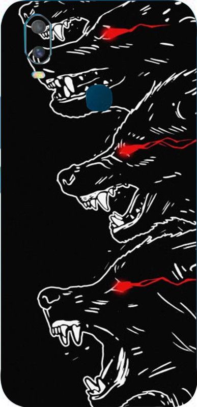 LAMHA VIVO Y11 Mobile Skin  (Ultra Super Angry Wolf With High Matte Finish.)
