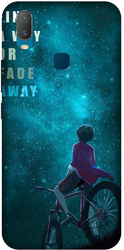 URCHIN Back Cover for Vivo Y12 Anime, Cartoon, Anime girl, sad, love, alone  (Multicolor, Shock Proof)