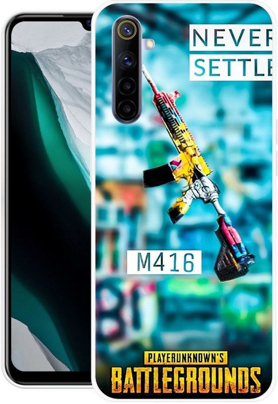 Krtagy Back Cover for Realme 6  (Multicolor, Dual Protection, Silicon)