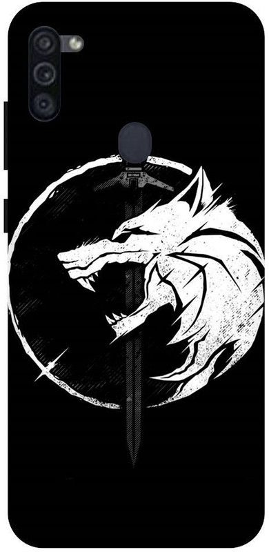 URCHIN Back Cover for Samsung M11 Wolf, Wolf Moon, Moon, Animal, Dark  (Multicolor, Shock Proof, Pack of: 1)