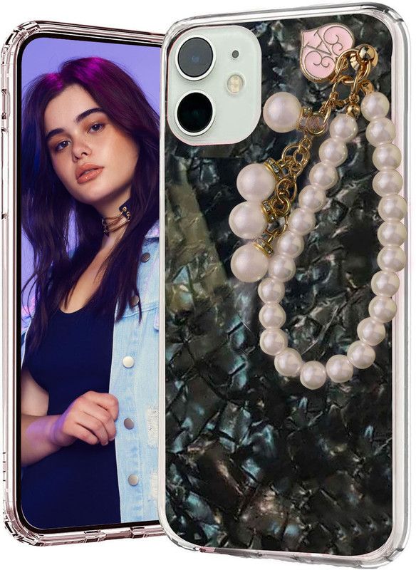 KC Back Cover for Apple iPhone 12, Apple iPhone 12 Pro  (Black, Cases with Holder, Silicon, Pack of: 1)