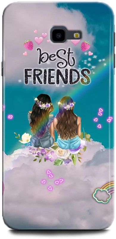 WallCraft Back Cover for SAMSUNG Galaxy J4 Plus FRIEND, BEST FRIENDS, FOREVER, GIRLS, TRU, SKY, LOVE, HEART  (Multicolor, Dual Protection, Pack of: 1)
