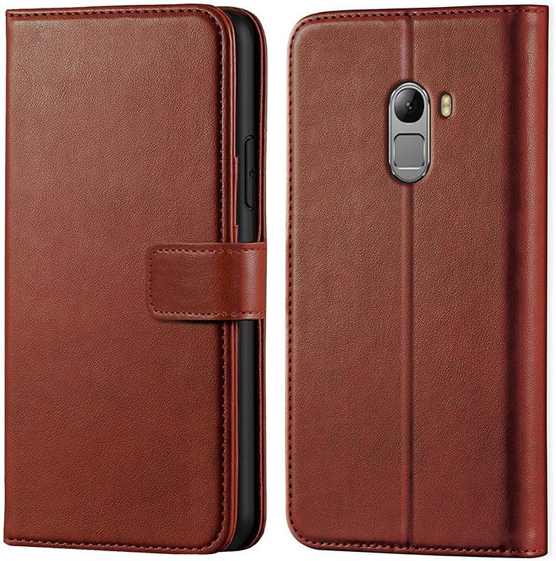 Finaux Flip Cover for Lenovo K4 Note  (Brown, Pack of: 1)