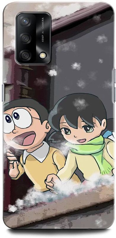 ORBIQE Back Cover for OPPO F19 CPH2219 SIZUKA, NOBITA, CARTOON, FUNNY, CUTE, DORAEMON  (Multicolor, Hard Case, Pack of: 1)