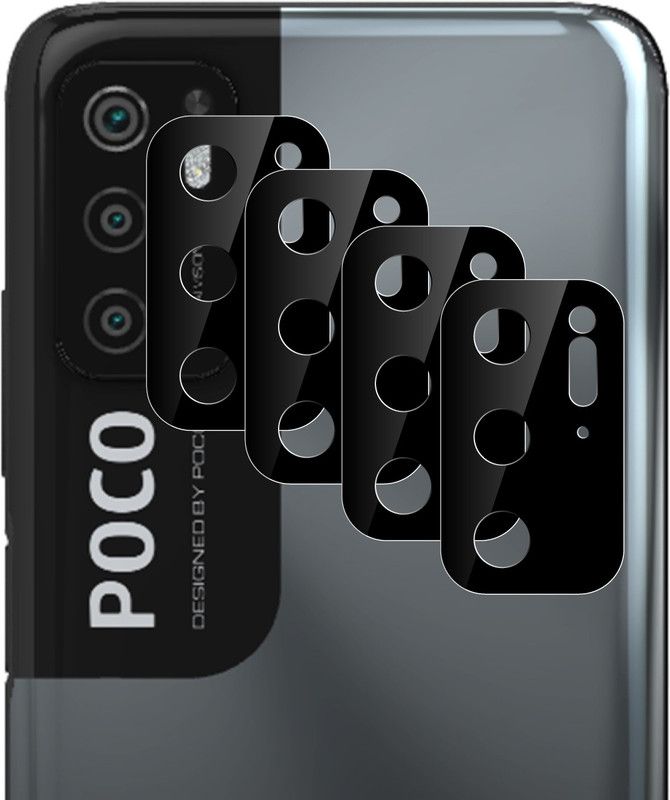 KITE DIGITAL Back Camera Lens Glass Protector for Xiaomi Poco M3 Pro  (Pack of: 4)