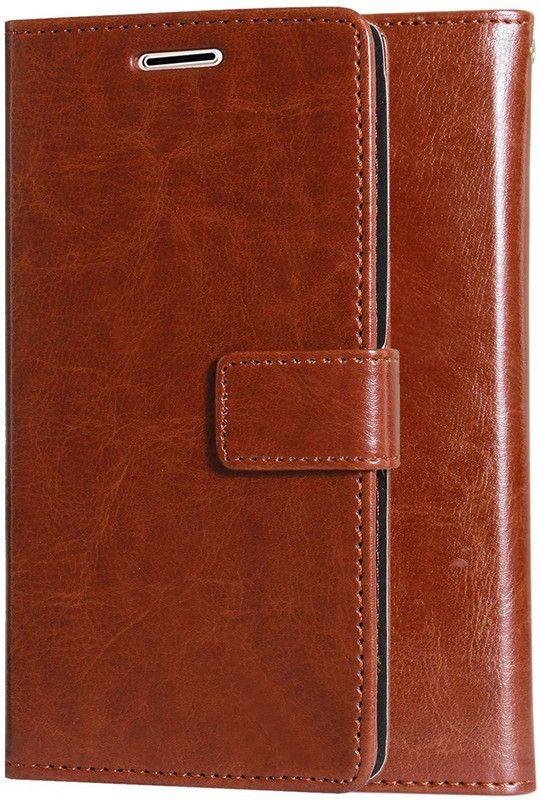 CEDO XPRO Wallet Case Cover for Redmi Note 7, Redmi Note 7 Pro, Redmi Note 7S  (Brown, Dual Protection, Pack of: 1)