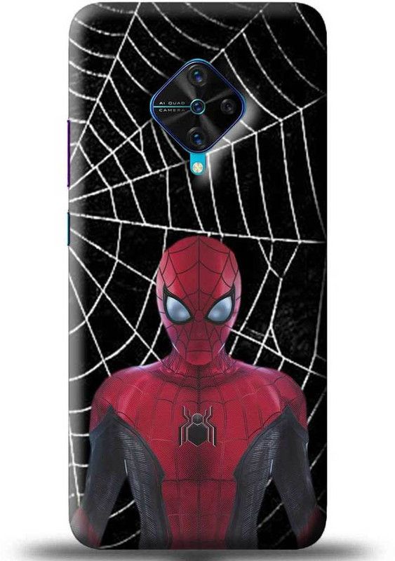 NDCOM Back Cover for VIVO S1 PRO Spider Man Printed  (Multicolor, Hard Case, Pack of: 1)