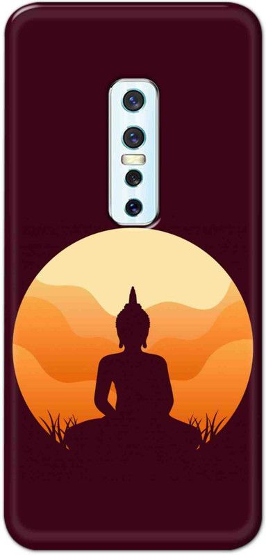NDCOM Back Cover for Vivo V17 Pro Meditating Lord Budha Printed  (Multicolor, Hard Case, Pack of: 1)