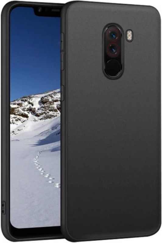 RF Mobiles Back Cover for POCO F1  (Black, Shock Proof, Pack of: 1)