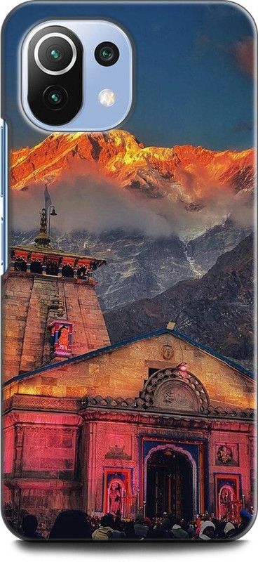 WallCraft Back Cover for Mi 11 Lite KEDARNATH, SHIVJI, LORD SHIVA, MAHADEV, BHOLENATH, GOD, TRISHUL  (Multicolor, Dual Protection, Pack of: 1)