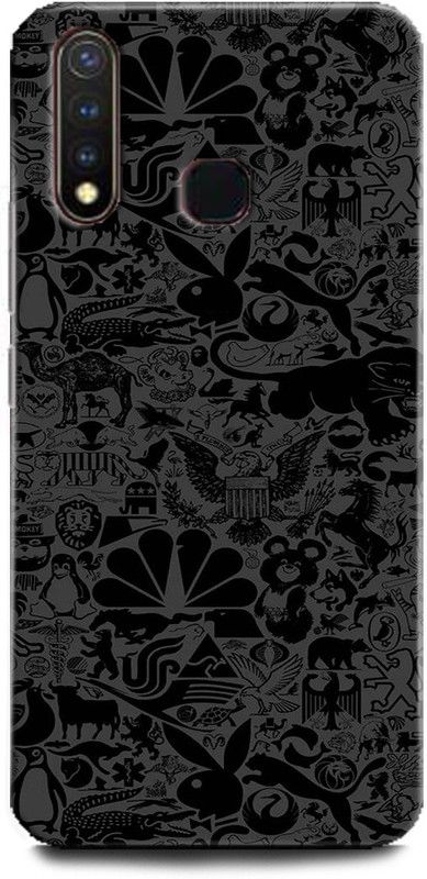 Afterglow Back Cover for Vivo U3 logos,logo,nice,pattern  (Multicolor, Dual Protection, Pack of: 1)