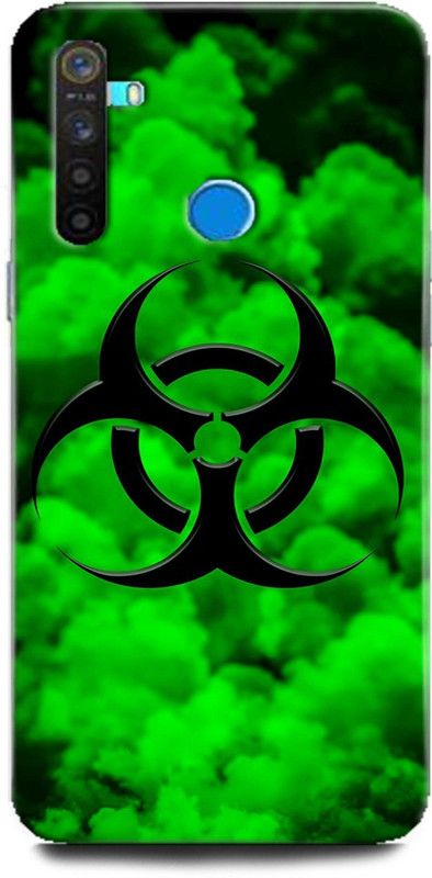 Afterglow Back Cover for Realme 5 Pro  (Black, Green, Shock Proof, Pack of: 1)