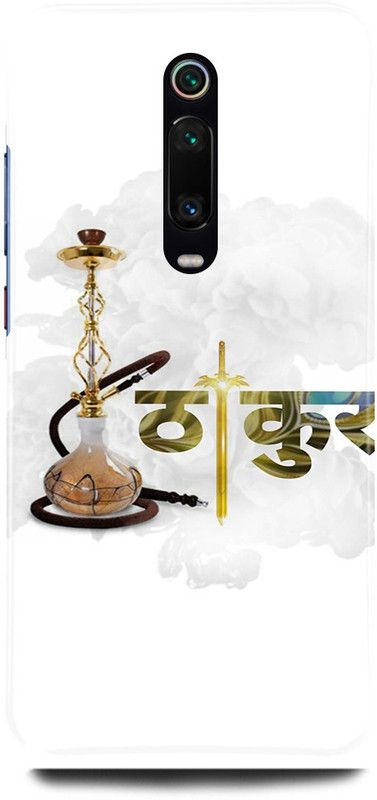 FRONK Back Cover for Redmi K20, MZB8194IN, THAKUR, JI, BANNA, JI, HUKKA  (White, Hard Case, Pack of: 1)