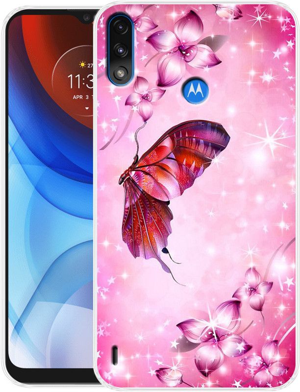 Coolcase Back Cover for Moto E7 Power, Motorola Moto E7 Power Back Case  (Multicolor, Grip Case, Silicon)
