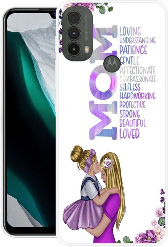 REALKING Back Cover for Motorola Moto E40  (Multicolor, Grip Case, Silicon)