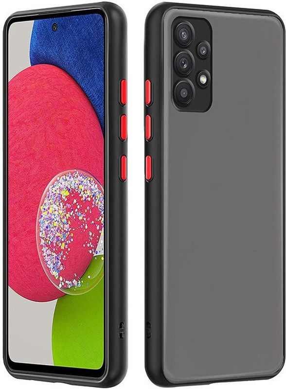 MobiWay Back Cover for Samsung Galaxy A53 5G  (Black, Camera Bump Protector, Pack of: 1)
