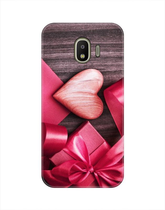 Smutty Back Cover for Samsung Galaxy J2 2018, SM-J250F, SM-J250G - Pink Heart Print  (Multicolor, Hard Case, Pack of: 1)