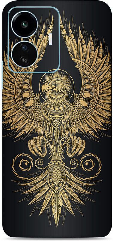 SkinoMania Vivo Iqoo Z6 Lite 5G Mobile Skin  (Multicolor Legendary Phoenix)