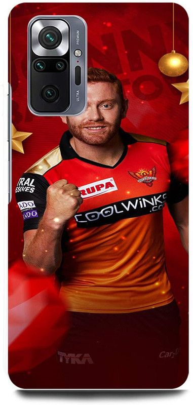 FRONK Back Cover for REDMI Note 10 Pro, JONNY, BAIRSTROW, ENGLAND, PLAYER  (Orange, Hard Case, Pack of: 1)