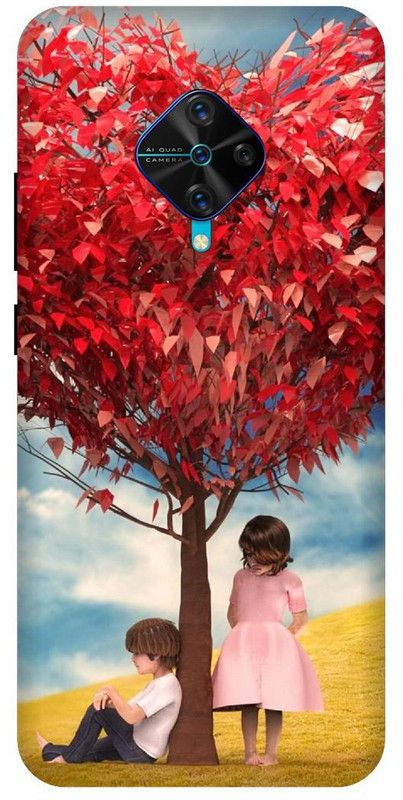 SSMORYA Back Cover for Vivo S1 Pro Tree, Love Printed Back Cover  (Multicolor, Waterproof, Pack of: 1)