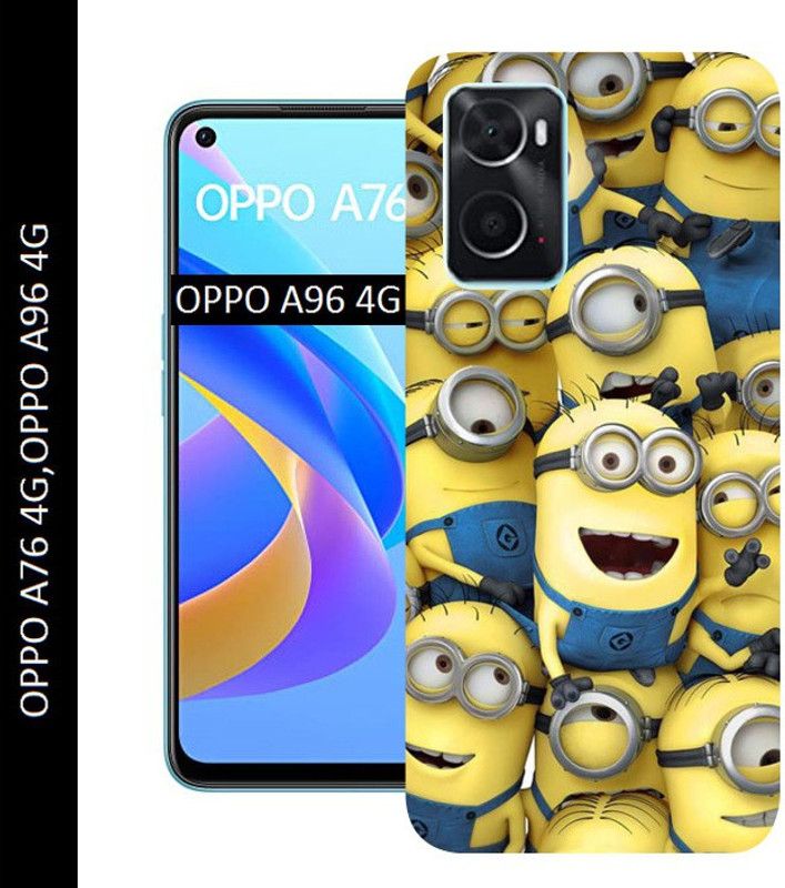 Ghumakkad Back Cover for OPPO A76 4G, OPPO A96 4G  (Multicolor, Grip Case, Silicon, Pack of: 1)