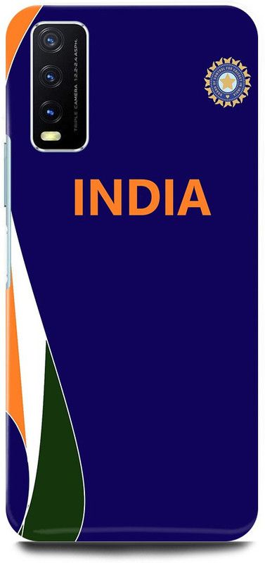play fast Back Cover for Vivo Y12s, V2033 TEAM, INDIA, DRESS, CODE, BLUE, JERSEY  (Blue, Hard Case, Pack of: 1)