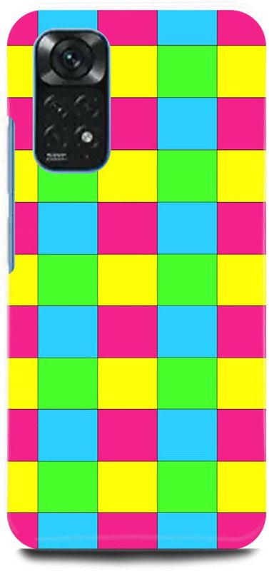 play fast Back Cover for Redmi Note 11 RAINBOW, PUZZLE, ART  (Multicolor, Hard Case, Pack of: 1)