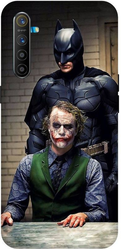 SSMORYA Back Cover for Realme XT Batman, Joker Printed Back cover  (Multicolor, Waterproof, Pack of: 1)
