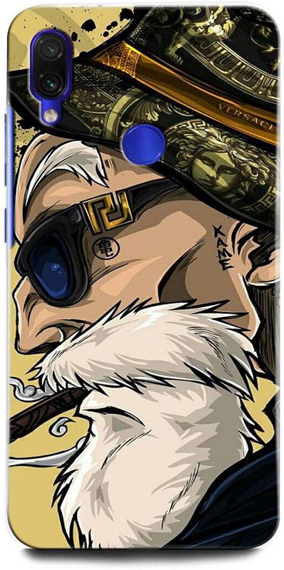 INTELLIZE Back Cover for Redmi 7 MASTER ROSHI, ANAMIE, SMOKY OLD MAN, DRAGON BALL Z  (Multicolor, Hard Case, Pack of: 1)
