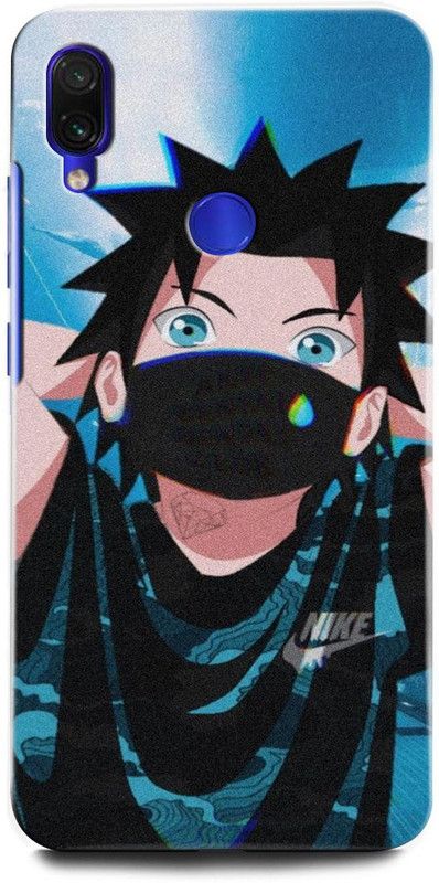 INTELLIZE Back Cover for Redmi Note 7 Pro MZB7700IN NARUTO, AESTHETIC, ANIME,NEON, GOKU  (Multicolor, Hard Case, Pack of: 1)