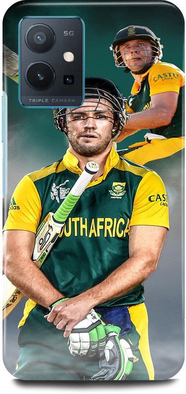 play fast Back Cover for Vivo T1 5G, V2141 AB, DE, VILLIERS, SOUTH, AFRICA, PLAYER, RCB  (Multicolor, Hard Case, Pack of: 1)