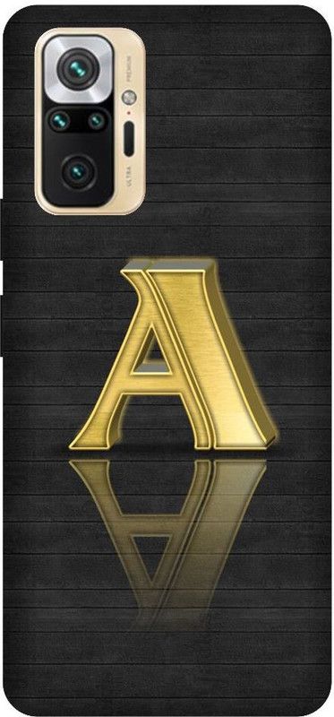 GRAFIQE Back Cover for REDMI Note 10 Pro M2101K6P A, A LETTER, A ALPHABET, A DESIGN  (Multicolor, Shock Proof, Pack of: 1)