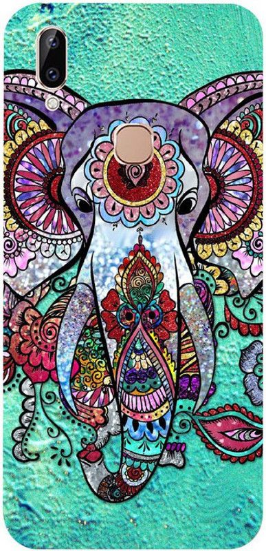 Golden Mask Back Cover for VivoY83 Pro Desinger Elephant  (Multicolor, Waterproof, Silicon, Pack of: 1)