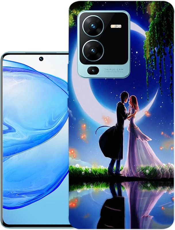 kridha Back Cover for Vivo V25 Pro back cover | Vivo V2158 back cover | Vivo V25 Pro / Vivo V2158 | Design_125  (Multicolor, Flexible, Silicon, Pack of: 1)