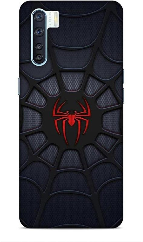 Coverland Back Cover for Oppo F15  (Black)