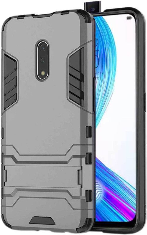 RRTBZ Back Cover for Realme X  (Grey, Shock Proof, Pack of: 1)
