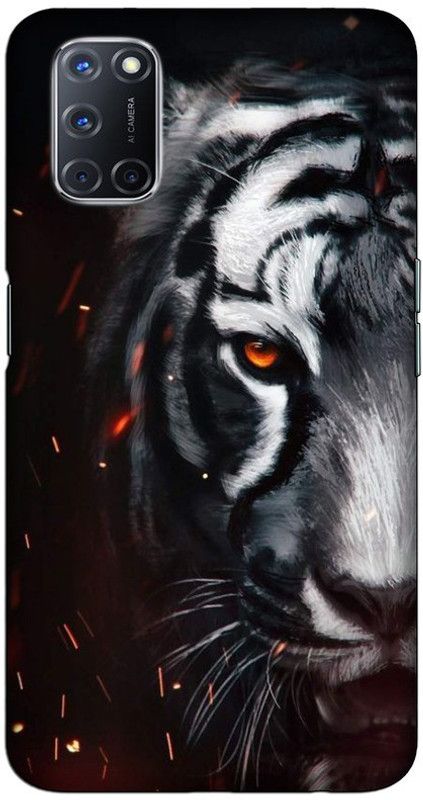 CROKIAN Back Cover for OPPO A52 Lion Back Cover  (Multicolor, Hard Case, Pack of: 1)