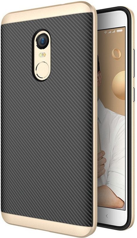 Kapa Back Cover for Mi Redmi Note 4  (Gold, Pack of: 0)