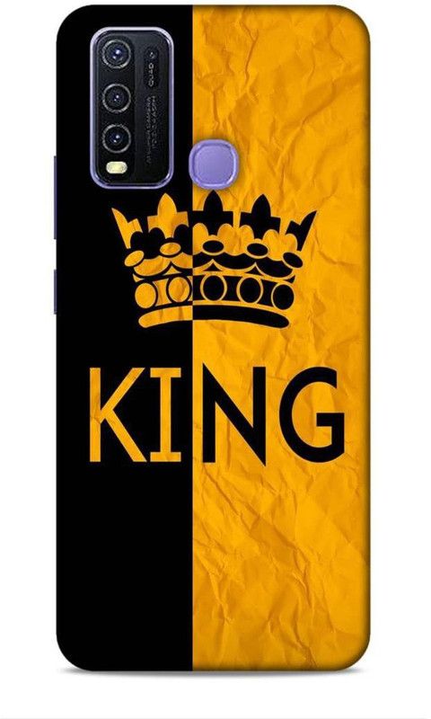 Printastic Back Cover for Vivo Y50, Vivo Y30 ( Vivo 1935 , Vivo 1938 )  (Black, Yellow)
