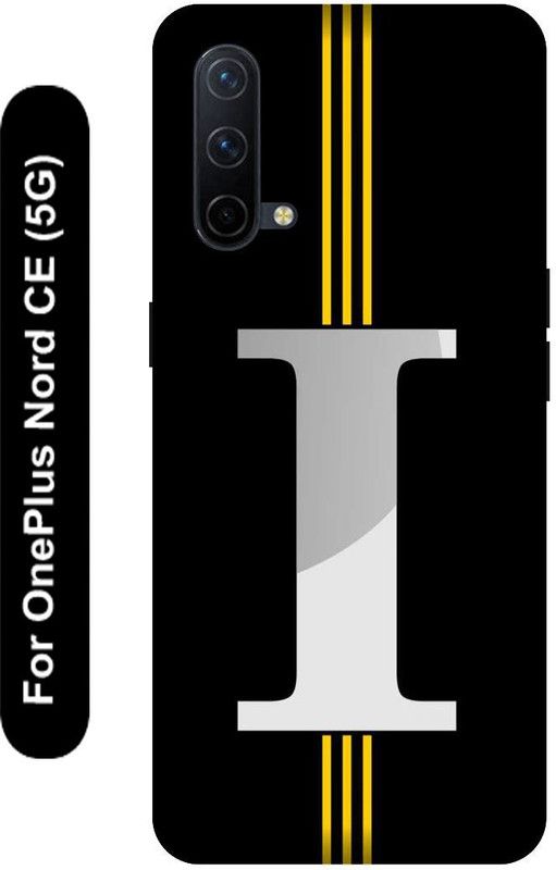 KARJUN Back Cover for OnePlus Nord CE (I text Black Printed ) Mobile case cover  (Multicolor, 3D Case, Pack of: 1)