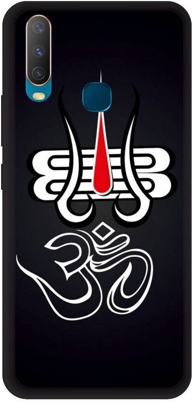 VS PRINT LINK Back Cover for VIVO Y17 ,VIVO 1902 ,shiv ,Shiv ji,mahadevji Printed cover  (Black, Hard Case, Pack of: 1)