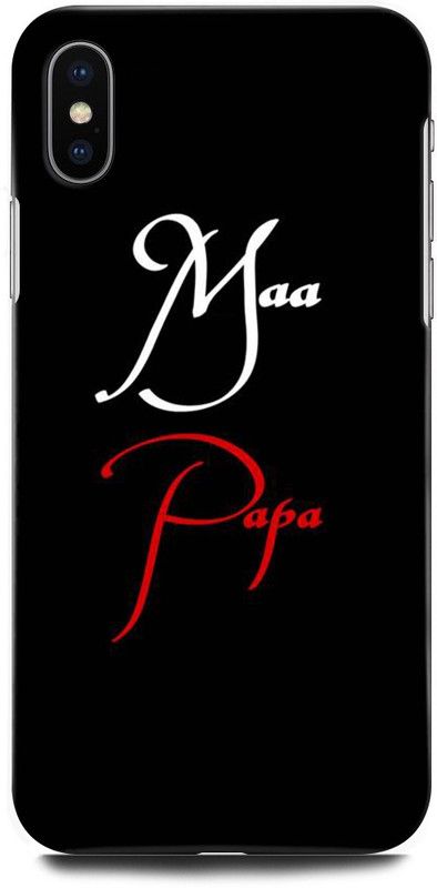 ORBIQE Back Cover for Apple iPhone X  (Black, Hard Case, Pack of: 1)