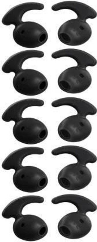 BBS TECH 10 Pcs (5 Pair) S7 Eds Anti-Slip Silicone Replacement Ear Tips In The Ear Headphone CushionÂ Â (T of 10, Black) In The Ear Headphone Cushion (Pack of 5, Black) In The Ear Headphone Cushion  (Pack of 5, Black)