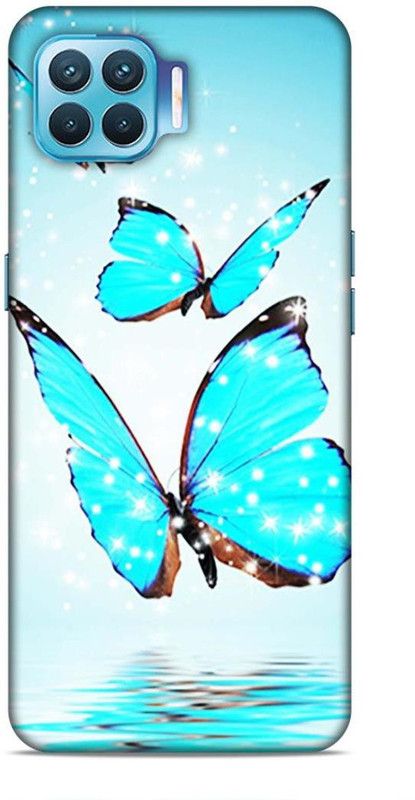 Coverland Back Cover for Oppo F17  (Blue)