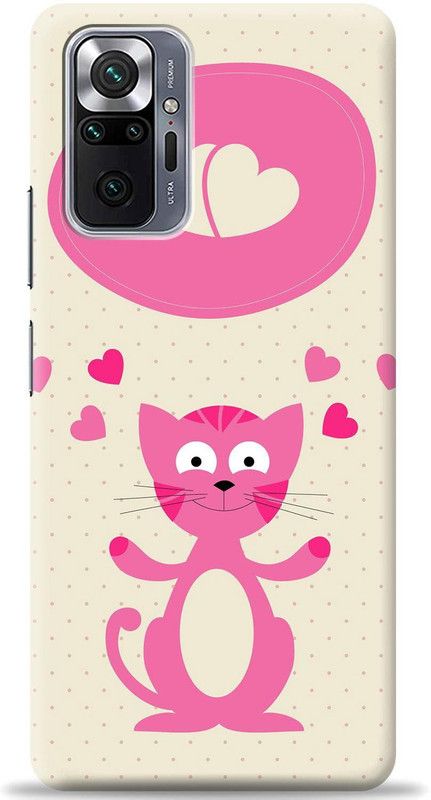 Crafter Back Cover for Mi Redmi Note 10 Pro  (Pink, Shock Proof, Pack of: 1)
