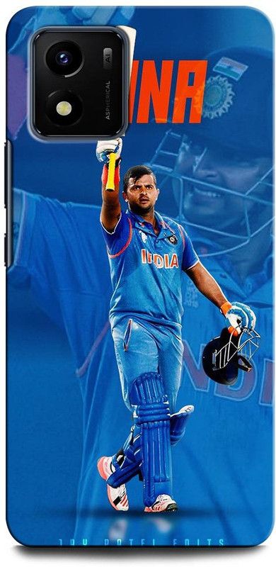 ORBIQE Back Cover for Vivo Y15s SURESH RAINA, INDIAN CRICKETER, SPORT  (Multicolor, Hard Case, Pack of: 1)
