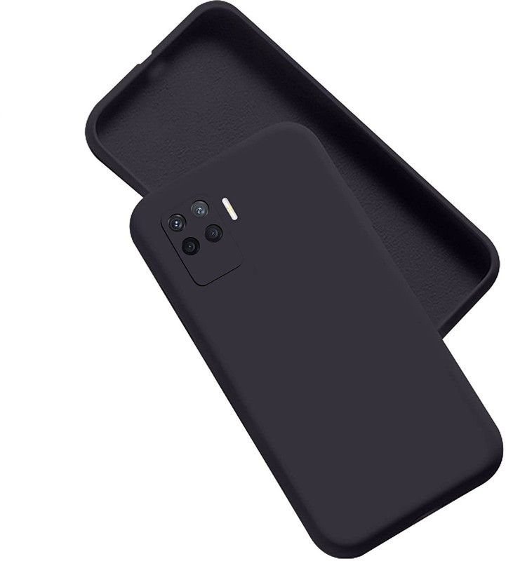 Printmaxx Back Cover for Oppo F19Pro  (Black, Shock Proof)
