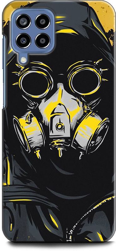 WallCraft Back Cover for SAMSUNG Galaxy M33 5G MASK BOY, BLACK, SKULL, ART  (Multicolor, Dual Protection, Pack of: 1)